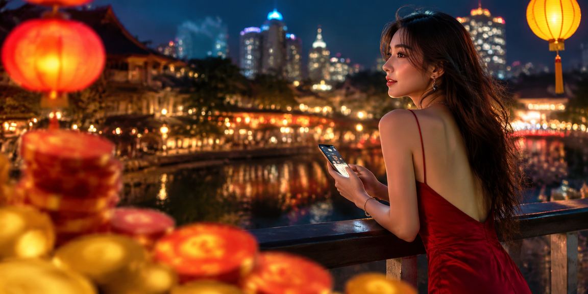 Người dùng tại Hà Nội xem tỷ lệ kèo trận đấu bóng đá trên điện thoại di động vào buổi tối